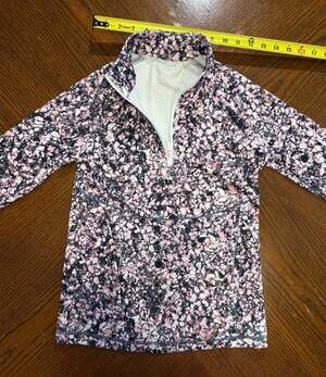FLX Active Outdoor Half-Zip Pullover Terrazzo Print